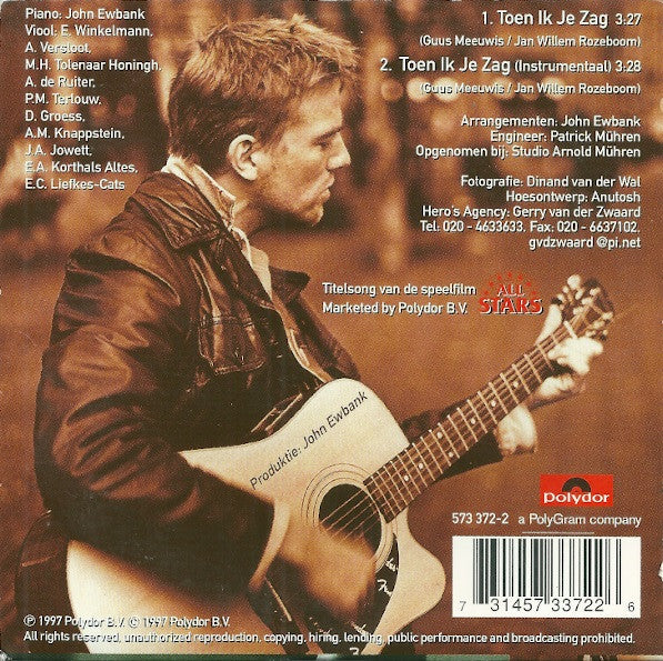 Hero : Toen Ik Je Zag (CD, Single)