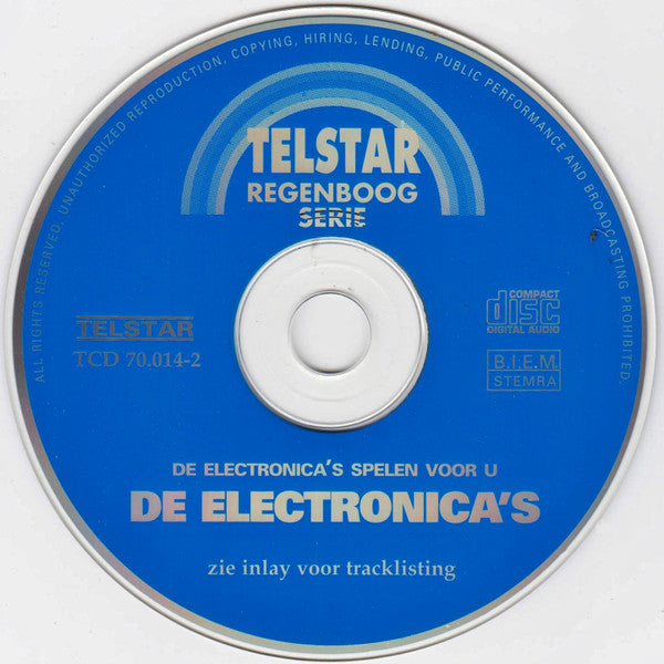 De Electronica's : De Electronica's Spelen Voor U (CD, Album, RE)