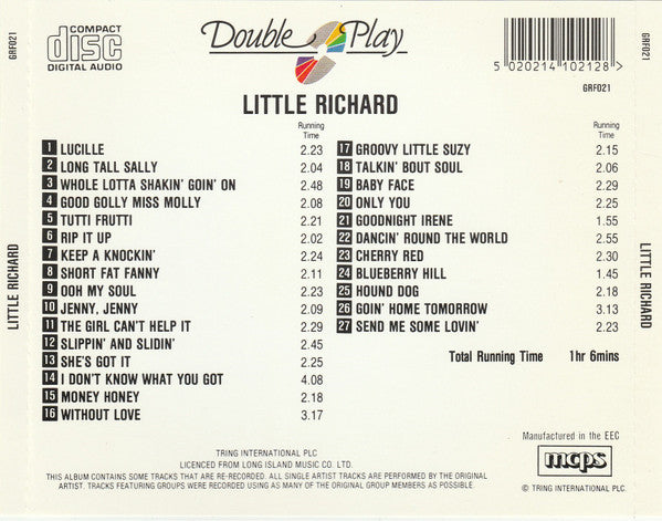 Little Richard : 27 Track Collection (CD, Comp)