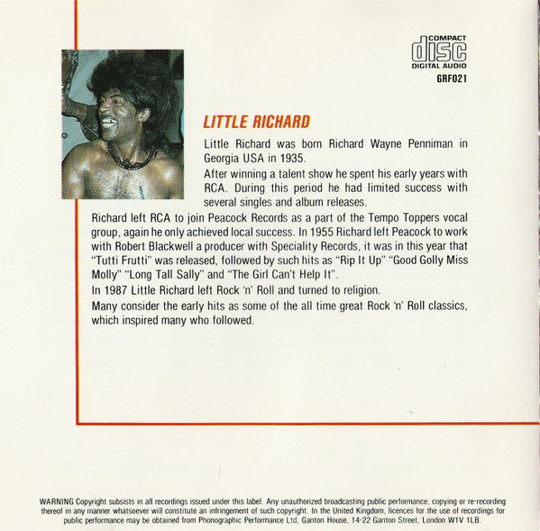 Little Richard : 27 Track Collection (CD, Comp)