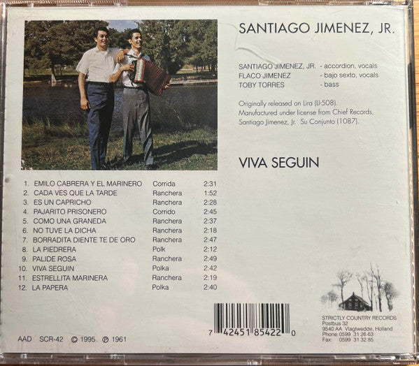 Santiago Jimenez, Jr. : Viva Seguin (CD, Album)