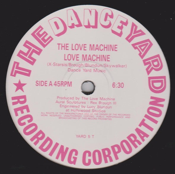 Love Machine (3) Featuring Rose Windross : Love Machine (12")