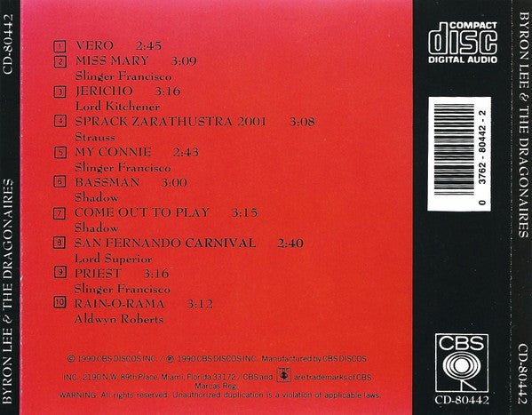 Byron Lee And The Dragonaires : Carnival In Trinidad (CD, Album, RE)