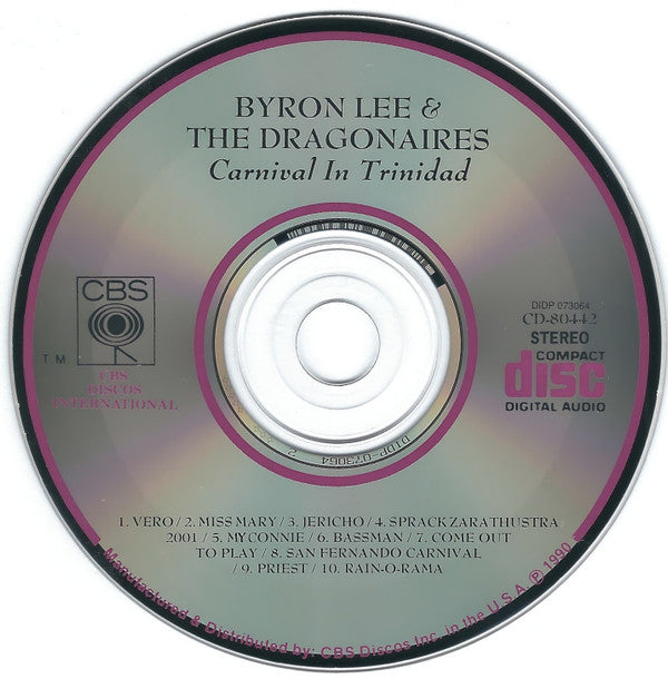 Byron Lee And The Dragonaires : Carnival In Trinidad (CD, Album, RE)