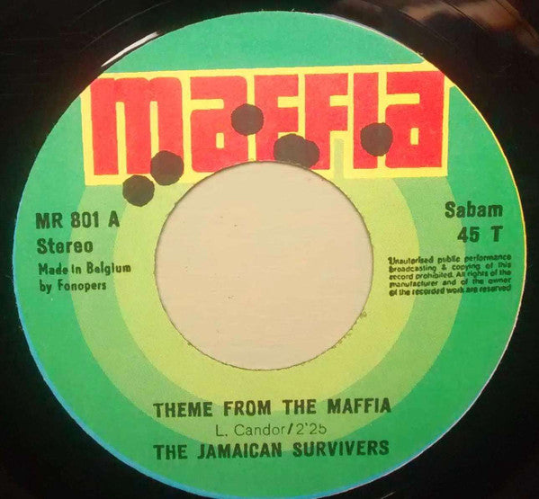 Jamaican Survivers : Maffia Theme / Alcatraz (7")