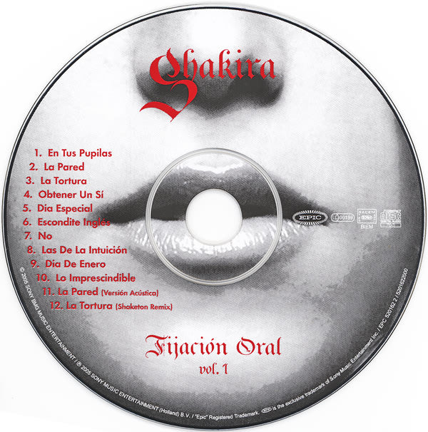 Shakira : Fijación Oral Vol. 1 (CD, Album)