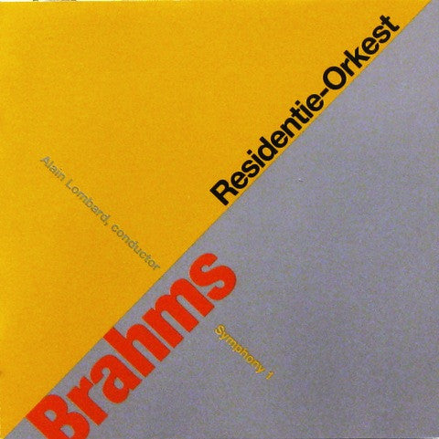 Johannes Brahms, Residentie Orkest, Alain Lombard : Brahms - Symphony 1 (CD, RE)