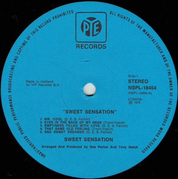 Sweet Sensation (2) : Sweet Sensation (LP, Album)