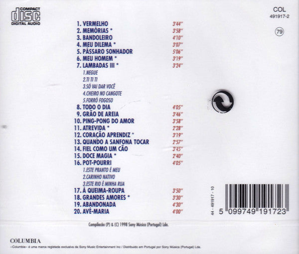 Fafá De Belém : Vermelho - 20 Grandes Êxitos (CD, Comp)