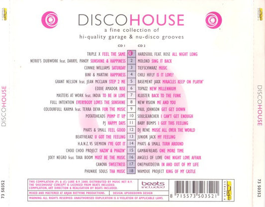 Various : Disco House (2xCD, Comp, Mixed)