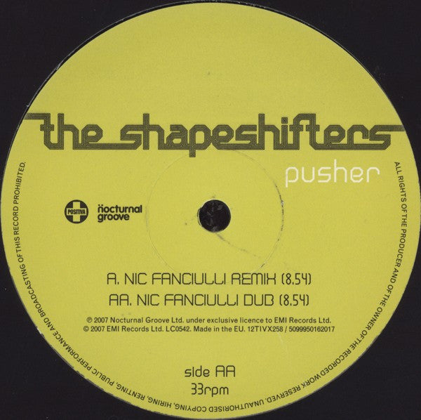 Shapeshifters : Pusher (12")