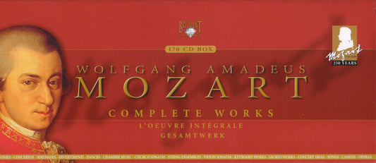 Wolfgang Amadeus Mozart : Complete Works = L'Oeuvre Intégrale = Gesamtwerk (170xCD + CD-ROM + Box, Comp)