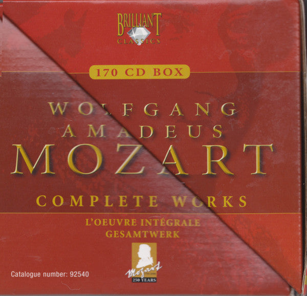 Wolfgang Amadeus Mozart : Complete Works = L'Oeuvre Intégrale = Gesamtwerk (170xCD + CD-ROM + Box, Comp)