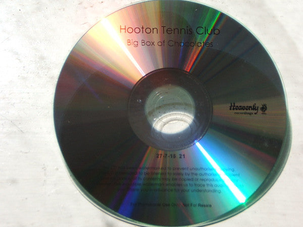 Hooton Tennis Club : Big Box Of Chocolates (CDr, Album, Copy Prot., Num, Promo)