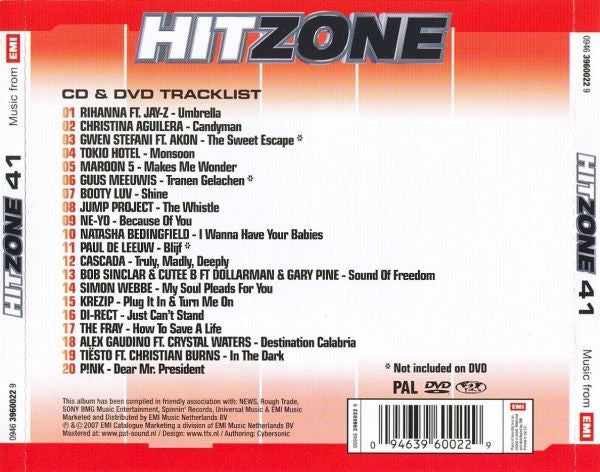 Various : Hitzone 41 (CD, Comp + DVD, Comp, PAL)