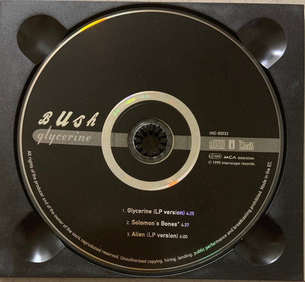 Bush : Glycerine (Special Limited Edition Version) (2xCD, Single + CD + Ltd)