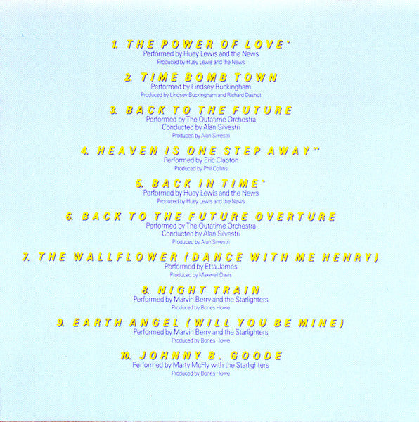 Various : Back To The Future (Music From The Motion Picture Soundtrack) (CD, Comp)