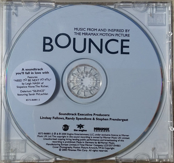 Various : Bounce (Music From And Inspired By The Miramax Motion Picture) (CD, Comp)