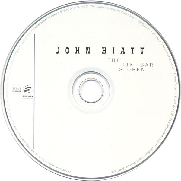 John Hiatt : The Tiki Bar Is Open (CD, Album)