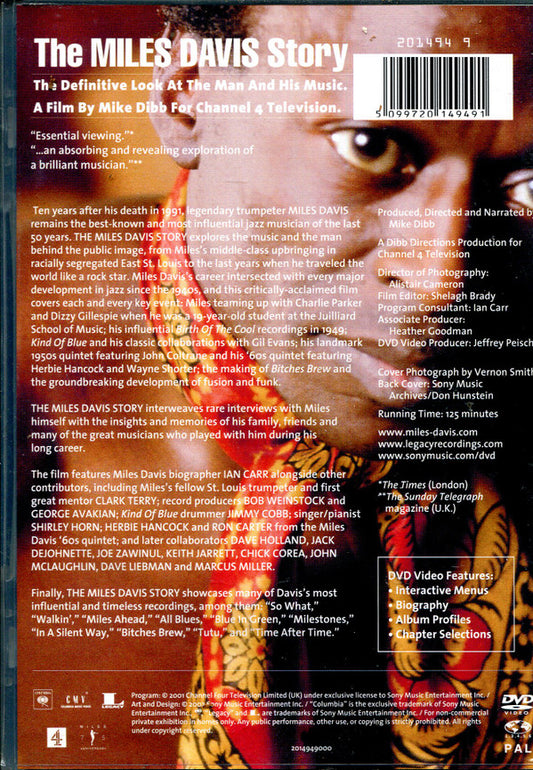 Miles Davis : The Miles Davis Story (DVD-V, PAL)