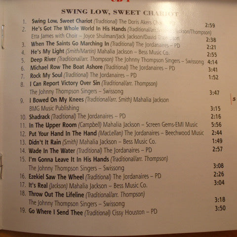 Various : Gospel Songs And Spirituals (3xCD, Comp)