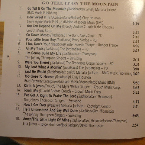 Various : Gospel Songs And Spirituals (3xCD, Comp)