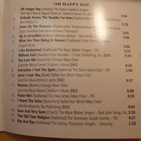 Various : Gospel Songs And Spirituals (3xCD, Comp)