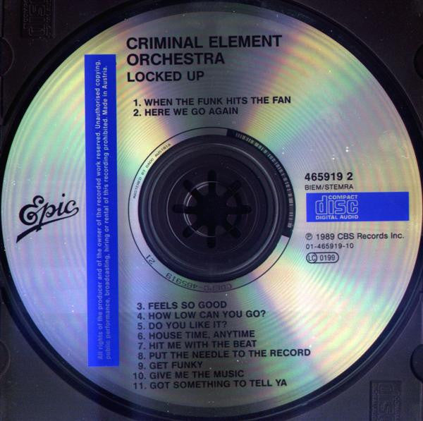 Criminal Element Orchestra : Locked Up (CD, Album)