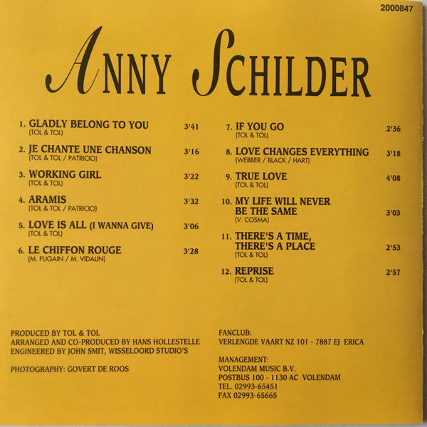 Anny Schilder : Anny Schilder (CD, Album, RE)