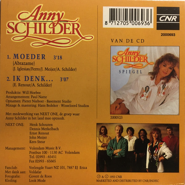 Anny Schilder : Moeder (CD, Single)