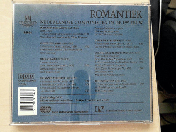 Various : Nederlandse Componisten In De 19e Eeuw (CD, Album)