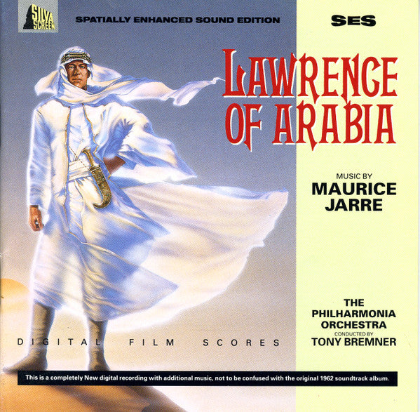 Maurice Jarre, Philharmonia Orchestra Conducted By Tony Bremner : Lawrence Of Arabia (CD, Album, Enh, RM)