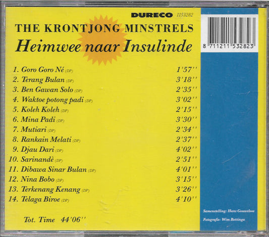 The Krontjong Minstrels : Heimwee Naar Insulinde (CD)