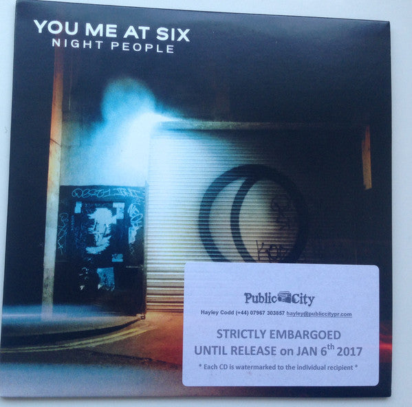 You Me At Six : Night People (CDr, Album, Promo, Wat)