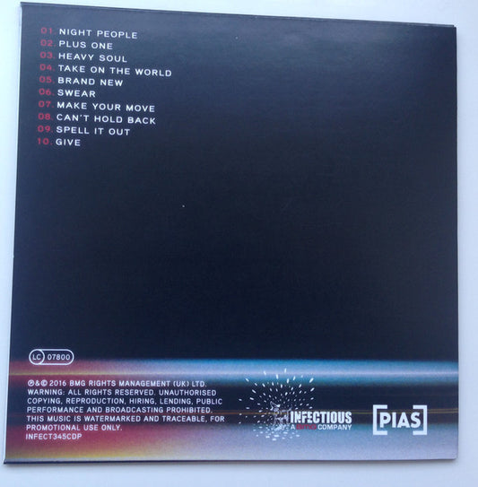 You Me At Six : Night People (CDr, Album, Promo, Wat)