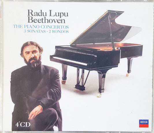 Radu Lupu, Ludwig van Beethoven : The Piano Concertos • 3 Sonatas • 2 Rondos (4xCD, Comp, RE, RM)