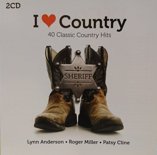 Various : I Love Country (2xCD, Comp)