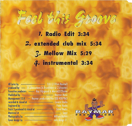 T.O.F. : Feel This Groove (CD, Maxi)
