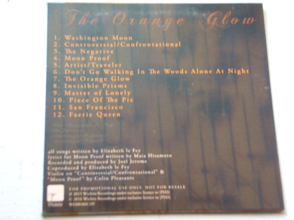 Globelamp : The Orange Glow (CDr, Album, Copy Prot., Num, Promo)