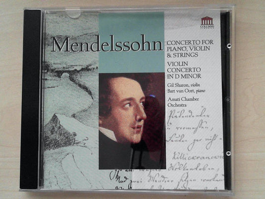 Felix Mendelssohn-Bartholdy : Mendelssohn Concerto For Piano, Violin & Strings - Violin Concerto In D Minor (CD, Album)