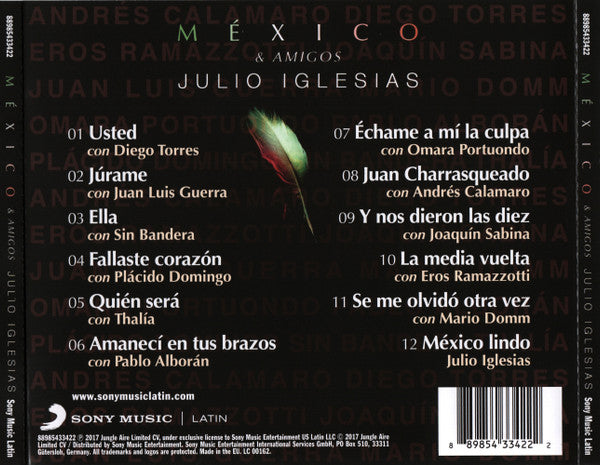 Julio Iglesias : México & Amigos (CD, Album)