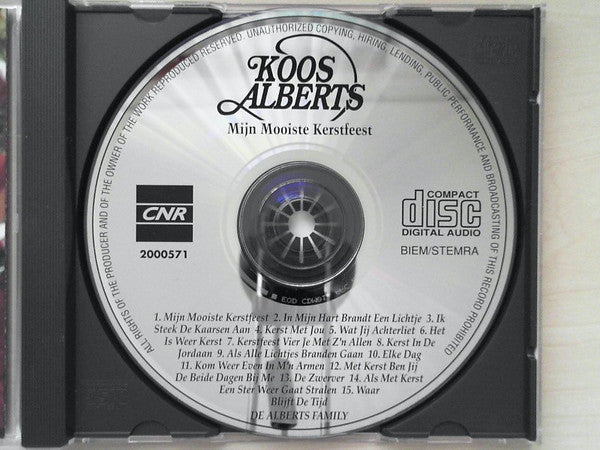 Koos Alberts : Mijn Mooiste Kerstfeest (CD, Album)