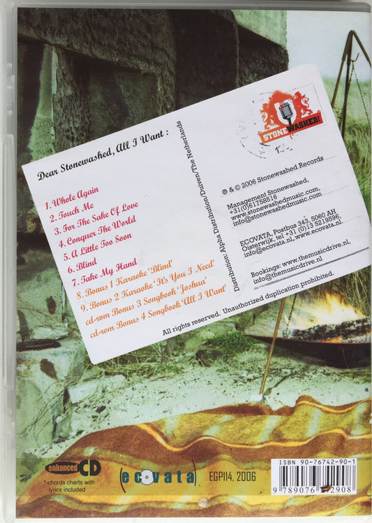 Stonewashed (2) : All I Want (CD, Enh)