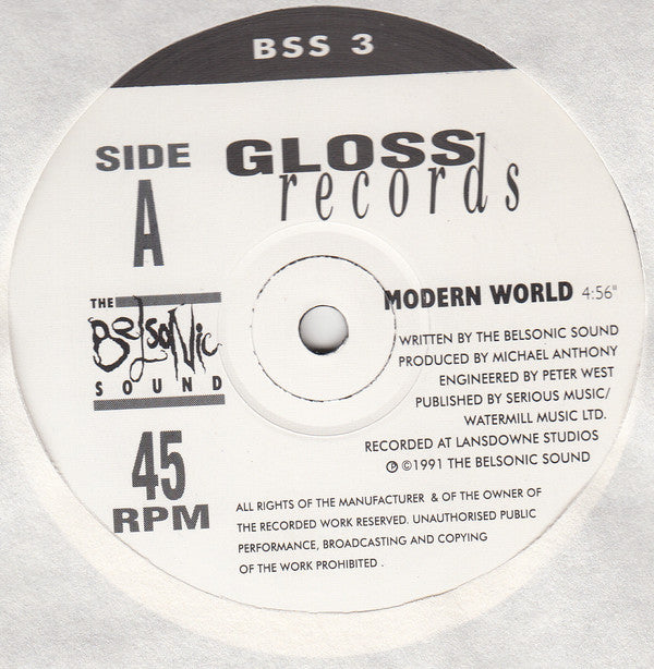The Belsonic Sound : Modern World (12")