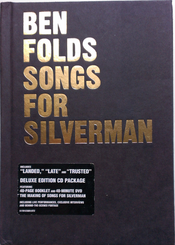 Ben Folds : Songs For Silverman (CD, Album + DVD-V, PAL + Dlx)