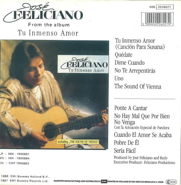 José Feliciano : Ponte A Cantar (7", Single)