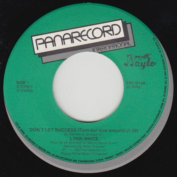 Lynn White : Don't Let Success / Love Medley (7", Single)