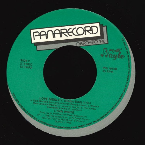 Lynn White : Don't Let Success / Love Medley (7", Single)