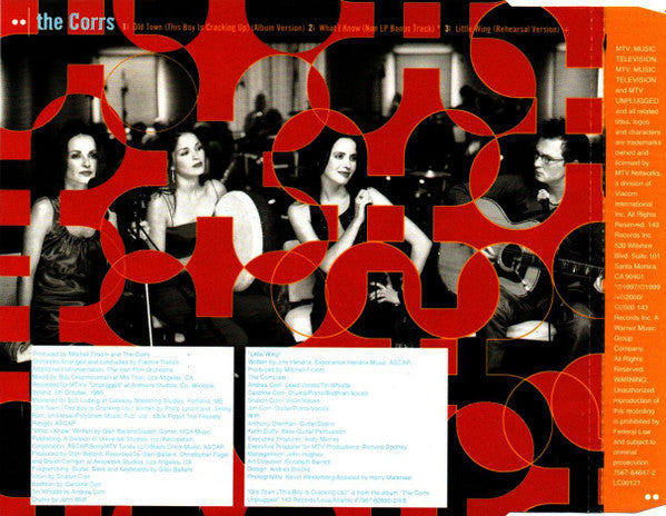The Corrs : Old Town (This Boy Is Cracking Up) (CD, Maxi)