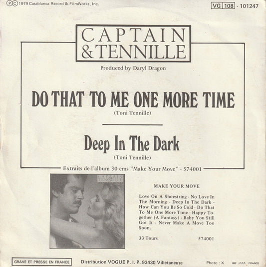 Captain And Tennille : Do That To Me One More Time (7", Single)